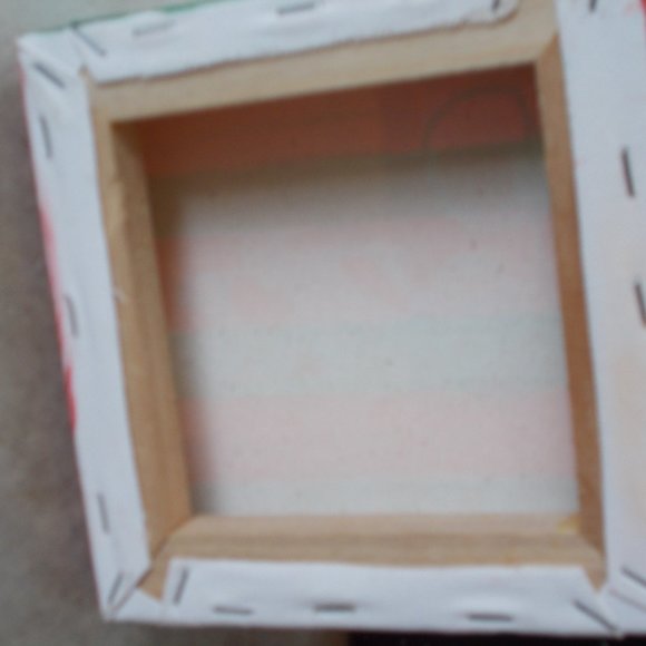 Peace Holliday Painting, 6"x6"x1.5" - Picture 4 of 4